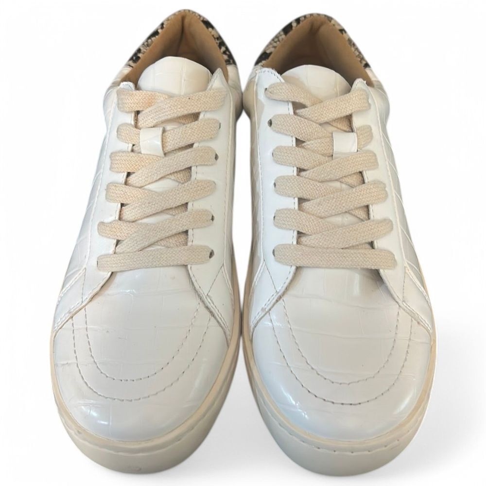 White Raven Kimia White Multi Animal Print‎ Sneakers - Picture 2 of 5